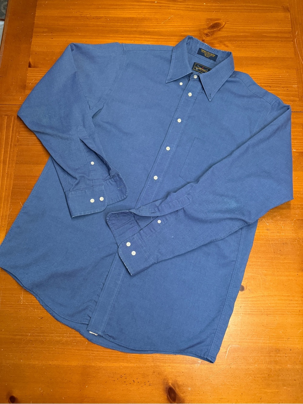 Men's Casual Button-Down Shirt in Blue by The Arrow Company